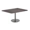 Holland Bar Stool Co 30" Tall OD214 Stainless Steel Table Base 22" Diameter 30"x48" Charcoal Top OD214-2230SSOD3048Char - alternate 1